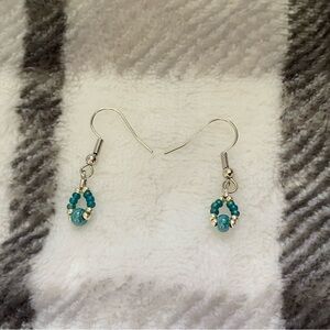 Handmade Beaded French Hook Earrings